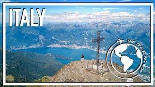 Hiking the tallest mountain around lake Como, mount Legnone