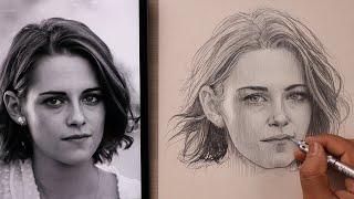  Basics of Portrait Drawing for Beginners | Free Hand Portrait Drawing #sketchbookbyabhishek