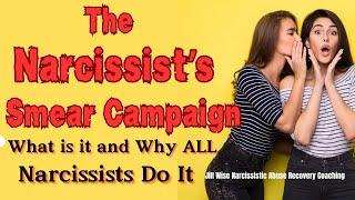 What is a Smear Campaign and Why All Narcissists Do It #narcissist #smearcampaign #npd #npdabuse