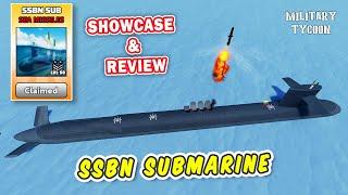 SSBN Submarine Showcase & Review in Military Tycoon Roblox