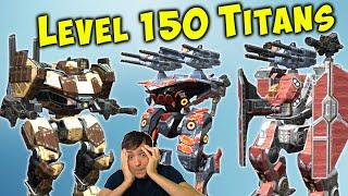 ALL TITANS at Level 150 - Which is the Best? War Robots WR