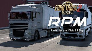 ОБНОВЛЕННАЯ карта RPM 1:1 в Euro Truck Simulator 2 / Logitech G923 /