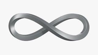 The infinity symbol ∞