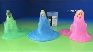 Slime time with Disney Magiclip Princess Glow in the Dark Dresses