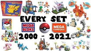 ALL POKÉMON MEGA CONSTRUX SETS 2000-2021