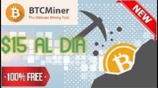 NUEVA MINERIA BTC MINER CON UN PROFIT DE 15 DOLLAR AL DIA SIN INVERSION