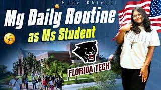 A day of an international student ️/Florida Institute of Technology / #youtube #ms #usa #clglife