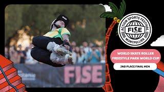 Danilo Senna - 2nd Place World Skate Roller Freestyle Park World Cup 2024 #FISEMontpellier 2024