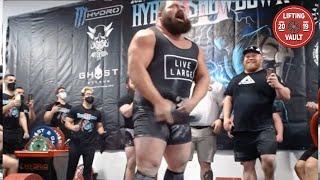 Daniel Bell - 1182.5 (2606 lbs) All Time Total World Record