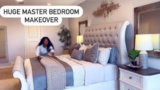 HUGE MASTER BEDROOM TRANSFORMATION  DECORATE MY NEW DREAM HOME WITH ME. MASTER BEDROOM MAKEOVER