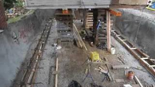 Foundation replacement, Time lapse