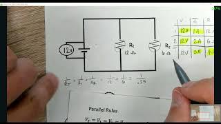 Solving parallel circuits