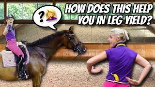 THE SECRET TO A SOFTER HORSE! How Does This Help You In Leg Yield? Horse Riding Lessons