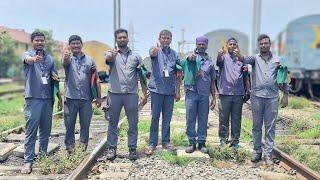 A day in the life of a Pointsman #SouthernRailway #Trains #IndianRailways #pointsman