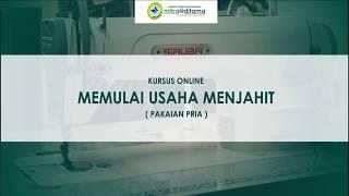 Membuat Pola Kemeja   Kursus Online Mitra Aditama