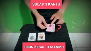 Trik Sulap Kartu Mudah. Hanya Dengan 3 Kartu. #magic #tricks #sulap #triksulap #sulapkartu