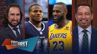 LeBron, Bronny 1st father-son duo in NBA, Cowboys LB Parsons has a lot to prove | FIRST THINGS FIRST