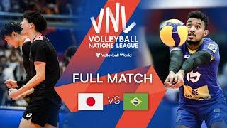  JPN vs   BRA - Full Match | Men's VNL 2022