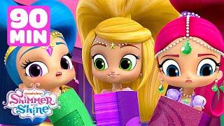 Shimmer and Shine Get Caught in Magic! w/Leah & Zeta the Sorceress | 90 Minutes | Shimmer and Shine