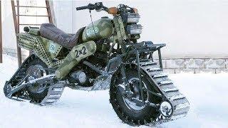 Fantastic Tracked Motorcycles