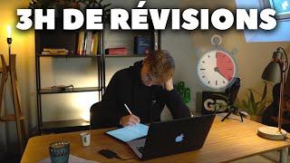 On RÉVISE 3H ensemble ! (Study with Me) - révisions en temps réel avec musique - Grégoire Dossier