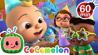 JJ's Birthday Party Songs  Wheels on the Birthday Bus + MORE CoComelon Nursery Rhymes & Songs