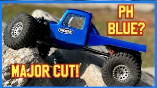 Why did the PowerHobby Carbon Crawler turn BLUE?