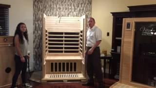 Premier Two Full Spectrum Vital Health Sauna Assembly