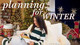 Planning for WINTER cozy hobbies, decor, bucket lists & gift guide!