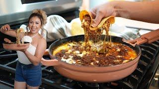 QUESO FUNDIDO aka CHORIQUESO This is The BEST Mexican APPETIZER You Can Make at HOME!