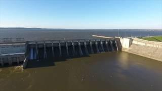 Walter F. George Lock & Dam Aerial