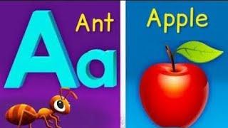 Nursery Rhymes For Babies/Nursery Rhymes For Preschoolers /Phonics Songs With Two Words-A For apple