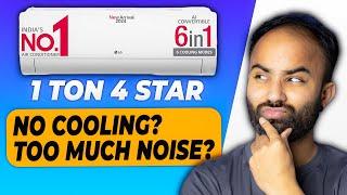 I Bought the Most Value for Money AC Ft. LG 1 TON 4 Star Split AC (Personal Experience) Hindi