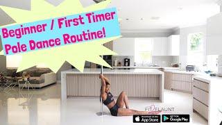 Beginner / First Timer Pole Dancing Routine- Learn how to pole dance