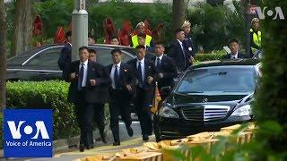 Kim Jong Un departs for meeting with Singapore PM