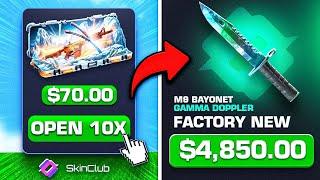 SKINCLUB $4850 M9 BAYONET ? (SKINCLUB PROMO CODE 2024)