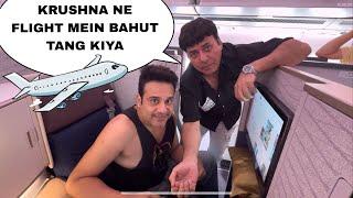 Krushna ne flight mein bahut tang kiya mujhe | Krushna abhishek | sudesh Lehri