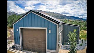 Single Car Detached Garage Pole Building in Eden, Utah