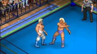 Fire Pro Wrestling World - Ric Flair vs Sting