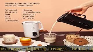 NUTR Machine Automatic Nut Milk Maker, Homemade Almond, Oat, Coconut, Soy, or Plant Based Milks and