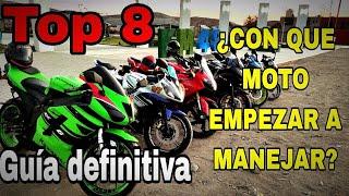 TOP 8  MEJORES MOTOS PARA APRENDER A MANEJAR - luisarmi