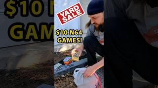 $10 Nintendo 64 Game Finds at Yard Sale!