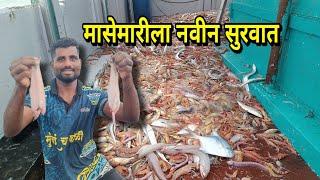 मासेमारीचा पहिला दिवस. मुंबईचा कोळी ची नवीन सुरुवात.  First day of Mumbai cha Koli's fishing #india