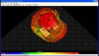 Using XFdtd and XGtd to Design and Analyze a Helical Antenna on a Satellite