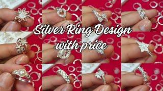 Silver Ring Design with Price | New Silver Ring Design for ladies | Banik Jewellers #silverring #yt