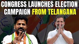 Telangana Congress | Congress Launches Election Campaign From Telangana