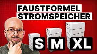 Stromspeicher für PV-Anlage – Faustformel für die passende Größe