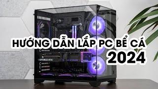 Hướng dẫn lắp PC bể cá, tản nhiệt nước AIO có màn hình 2024