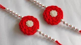 Easy Rakhi Making With Woolen | New Rakhi Design 2020 | Rakhi Making Ideas | DIY Rakhi