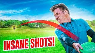 The Most INSANE Disc Golf Shots! (Compilation)